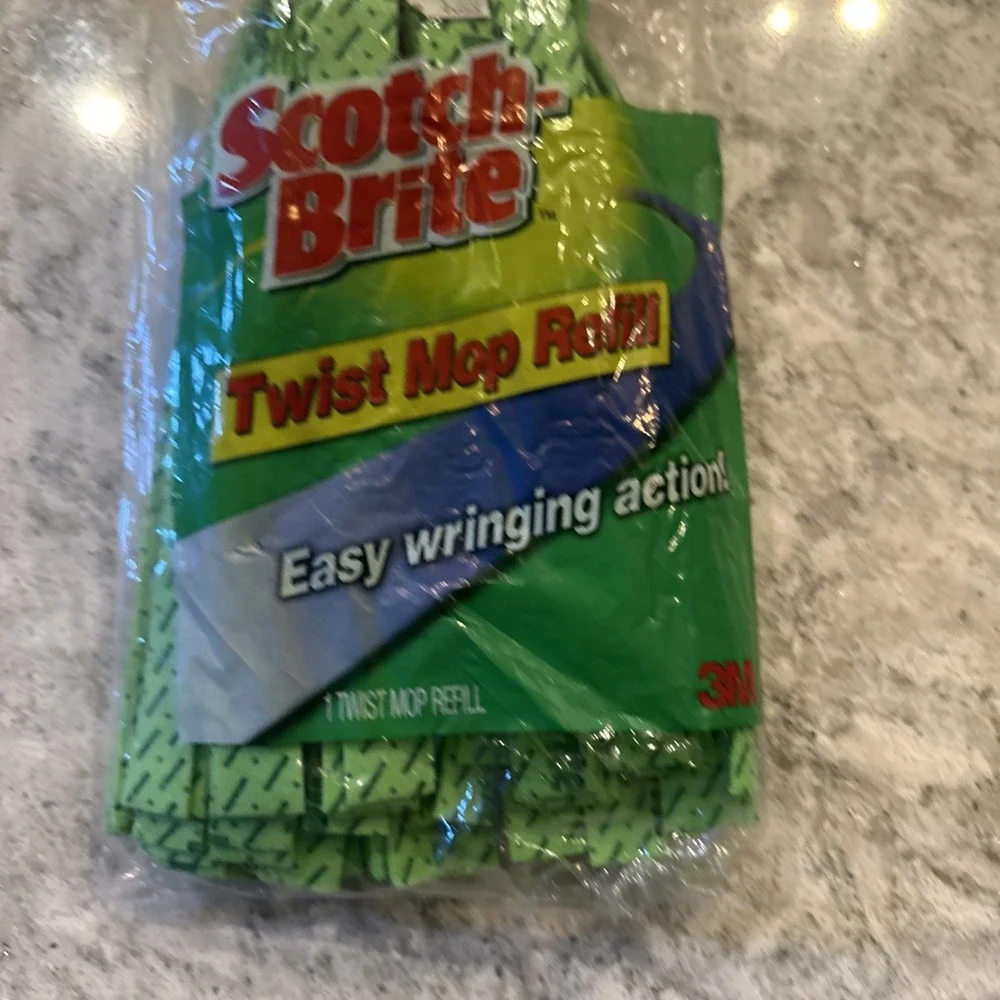 Vintage 3M Scotch-Brite Twist Mop Refill Head - New Sealed 2002 Discontinued